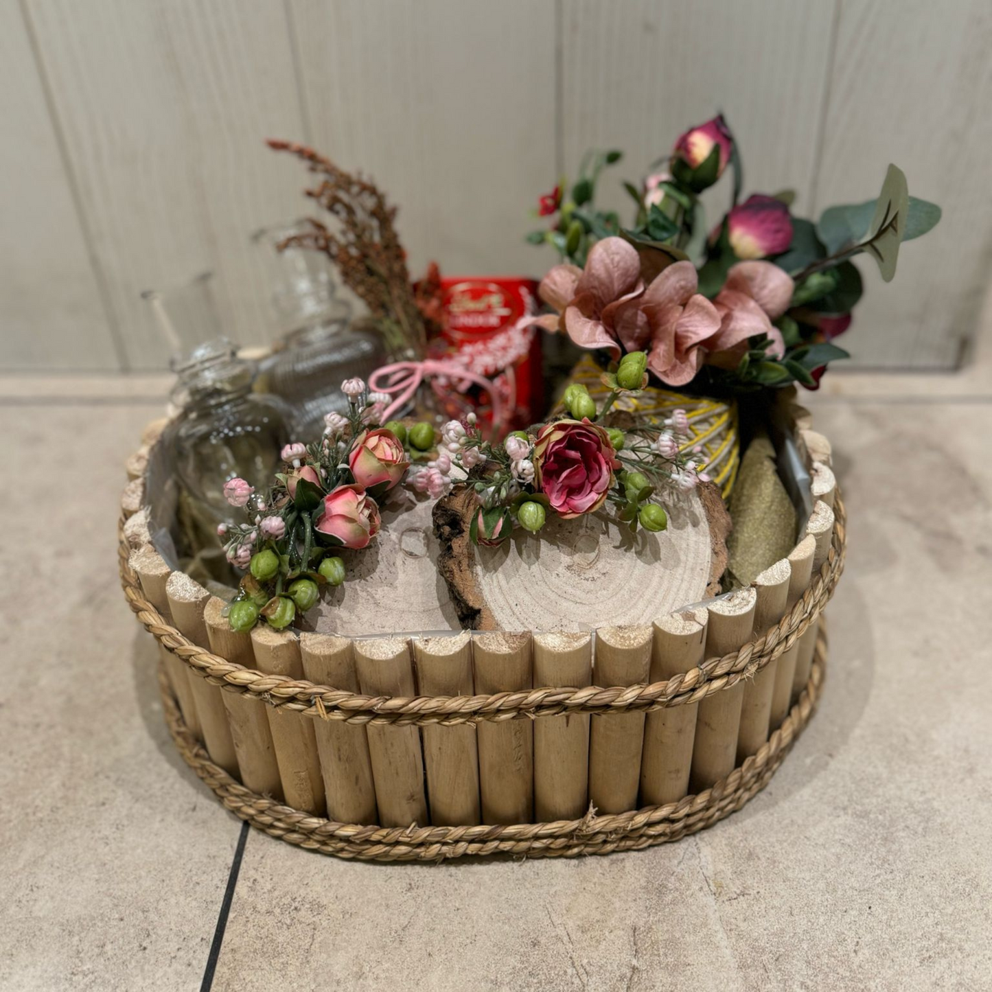 Luxury Wooden Hamper (Large)