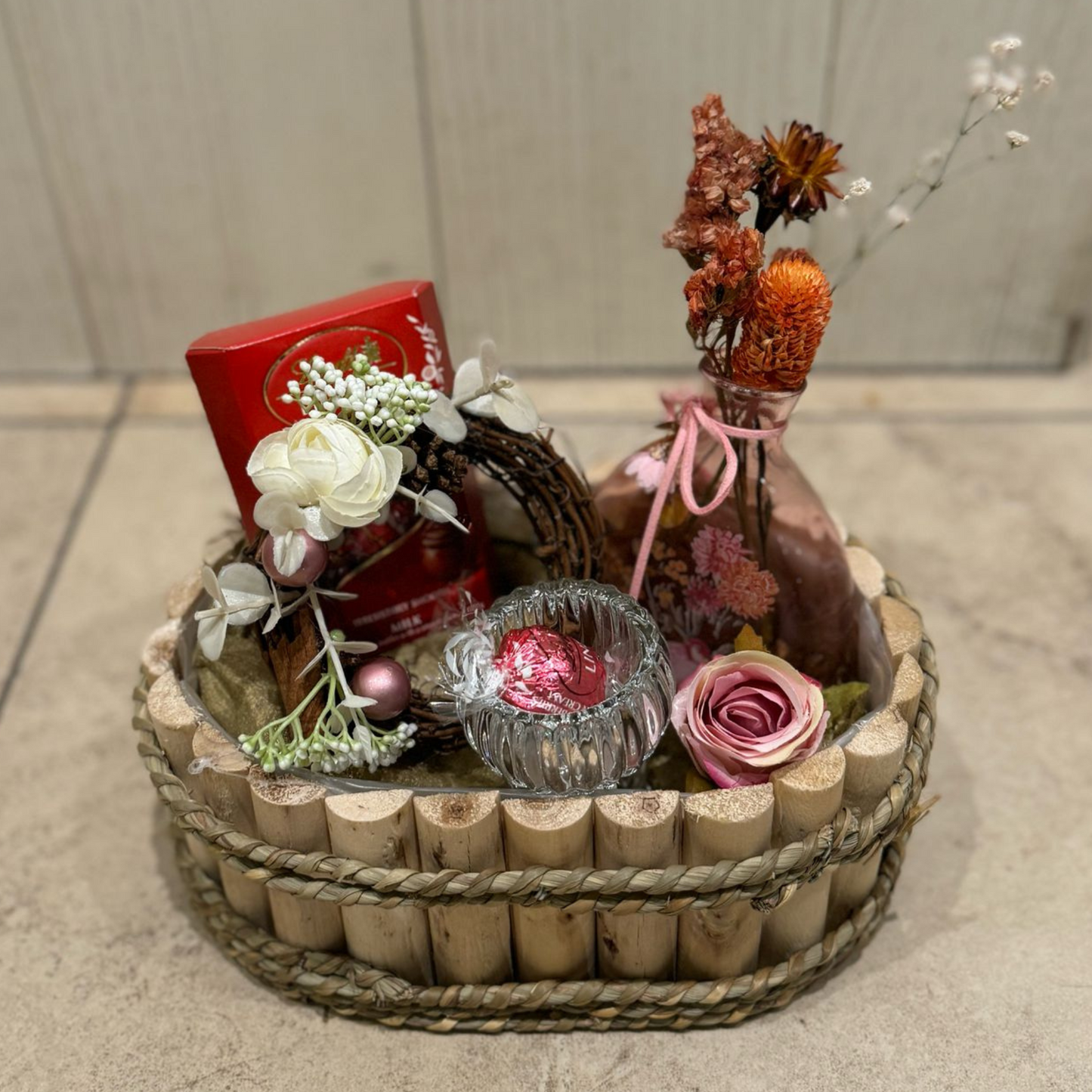 Luxury Wooden Hamper (Small)