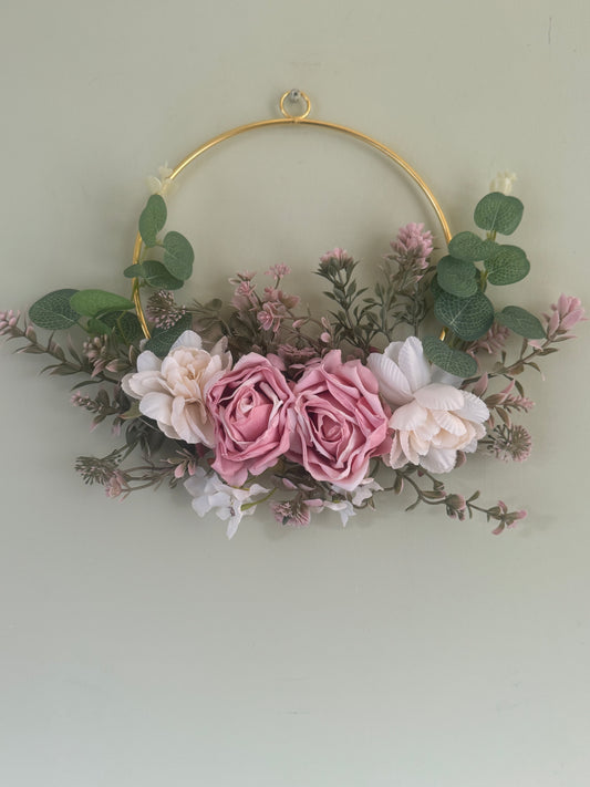 Floral Rose Dream Catcher (small)