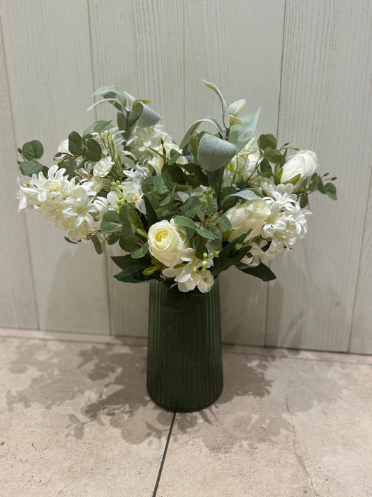 Floral Green Memorial Spray
